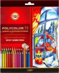 Polycolor pliiatsid 72 v&auml;rvi - Koh-I-Noor