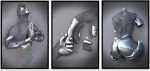 3D seinapilt metallskulptuur Romantilised armastajad 3 t&uuml;kki 60x90cm &mdash; elutoa seinakaunistused, tript&uuml;hhon modernne, magamistoa plakatid, abstraktne seinapilt, metallist seinakaunistused, mitmeosalised graafikad, kingitus paarile