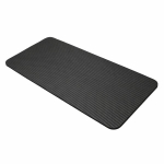 Paks jooga matt 10 mm, must, 200 cm, 1 tk