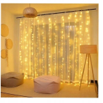 Led valguskardin 3x3m 300 Led soe valge
