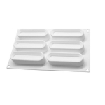 Veladranth piklik k&uuml;psetusvorm KX-9458, 6 tk., valge