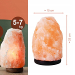 Himaalaja soolalamp 5-7kg - looduslik ionisaator ja &ouml;&ouml;lamp