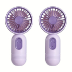 2 mini isiklikku ventilaatorit &ndash; 3 kiirust, suurep&auml;rane reisimiseks ja ripsmetele