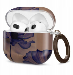 &bdquo;TECH-PROTECT LAMANO&ldquo; KATE &bdquo;APPLE AIRPODS&ldquo; K&Otilde;RVAKLAPPUDELE, 4 KIVIMUSTRIGA KATTET MAGNETKINNITUSEGA