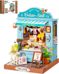 Minimaja 3D-konstrueerimiskomplekt Rolife Gelato Stall, DS052, 132 osa