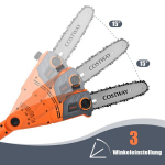 Elektriline Postisaag, 212-286 cm, Oranž