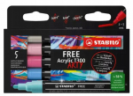 Stabilo Free T300 Candy Set markerid, 5 tk.
