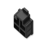 NET ACC RJ45 DUST COVERS/5PCS PR5MEC32 TELTONIKA, Must
