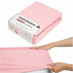 Gaja trikoo lina 70x140 cm elastne, heleroosa