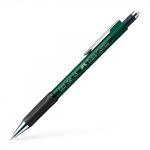 Mehaaniline harilik pliiats Faber-Castell Grip 1345 roheline 0,5mm, Faber-Castell Grip 1345 mechanical pencil, 0.5 mm, barrel colour green metallic