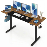 Elektriliselt k&otilde;rgust reguleeritav laud 160x60x72-118 cm pruun