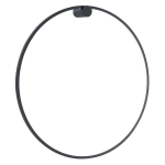 Milagro LED seinavalgusti Saturno Must ML8852