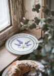 Hermia Concept magustoidutaldrikute komplekt 280TMA2224, valge/lilla, 6-osaline