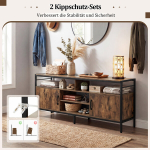TV kapp 147x35x63,5 cm pruun hoiustamisega puit