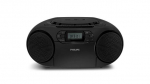 Magnetoola Kaasaskantav CD-boomboks Philips TAZ2500/10 kasseti, Bluetoothi, DAB+/FM ja USB-ga