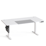 K&otilde;rgust reguleeritav laud 60x120x72-120 cm Valge Elektriline