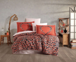 L'essentiel Maison voodipesukomplekt Aura - Coral, 200x220 cm, 6 tk