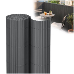 PVC privaatsusekraan Springos 300x100 cm tumehall