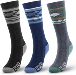 Meriinovillased suusasokid OutdoorMaster, 3 paari, 45-51