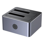 V&auml;lise k&otilde;vaketta adapter Kloonimisjaam - UNITEK 2X SATA USB 5GB Offline Hall