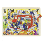 Puidust pusle - GOKI - GK-57527 - 48 t&uuml;kki - Teema p&auml;&auml;stjad - 30 x 40 cm