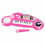 Barbie children's electronic piano with light effects and microphone