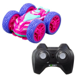 Remote Control Car - EXOST - 360 Mini Flip Amazone 1:34 - 8 km/h - 10 cm - pink - from 5 years old