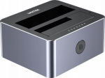 V&auml;lise k&otilde;vaketta adapter Kloonimisjaam - UNITEK 2X SATA 10GB USB-C Alumiinium Hall