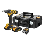 DeWALT needip&uuml;stol 4,8 mm 18V 2 &times; 2Ah TSTAK DCF403D2GT-QW
