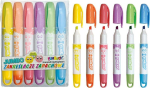Jumbo" l&otilde;hnastatud highlighterid 6 v&auml;rvi, karbis - Titanum