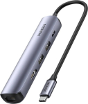 UGREEN HUB USB-C adapter HDMI USB RJ45-le MacBooki s&uuml;learvutile