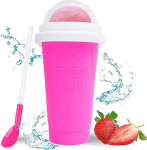Slushie Cup Slushy Maker Eis Cup Silica Cup Pinch Cup Sommer Cooler Smoothies Cup Double Layer