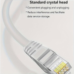 Kiire Cat 6 Ethernet Kaabel Kullatud RJ45 &Uuml;hendusega Pickify, CAT6 19.8m/65ft