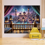 Araabia &Ouml;&ouml; Lossi Taust Riidestik Pickify, 179.83cm x 229.87cm