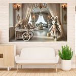 Elegantne Vintage Foto Taust Kangas Pickify, 179.83cm x 229.87cm
