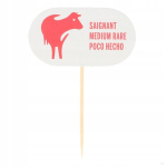 Burgeripasteetid Medium Rare 8 cm 100 tk., Mėsainių paplotėliai Medium Rare 8 cm 100 vnt.