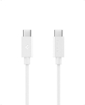 Spigen Essential USB-C kuni USB-C 60W kaabel, valge EB6020CC