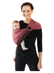 Kandelina Love Radius No Knot Little Wrap, Roosa roos/Pekani