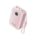 Akupank Vention 20000mAh 2 x USB-C 1x USB-A z wyswietlaczem 22.5W rozowy