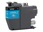 Cartridge LC422XLC - BROTHER - Cyan - 1500p - For Business Smart MFC-J5340DW, MFC-J5345DW, MFC-J5740DW, MFC-J6540DW and MFC-J694