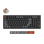 Belaidė žaidimų klaviatūra Keychron V5 Ultra Wireless V5U-D1 Silk POM Red, Anglų (US), juoda sp., Keychron V5 Max Wireless (V5U-D1) - US Layout - Hot-Swappable Silk POM Red - Black (Juoda) Mechaninė Belaidė Žaidimų Klaviatūra