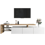 TV laud, 197.5cm, LED valgustus, 2 karpi