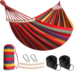 Rippvoodi ANYOO AY-Stripes-Hammock-red-40, Hamakas ANYOO AY-Stripes-Hammock-red-40
