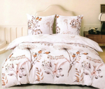 Eurofirany kahepoolne puuvillasatiinist voodipesukomplekt SBA-201, 160x200 cm, 3-osaline
