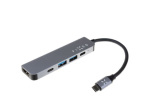 FIKSEERITUD USB-C jaotur Mini juhtmega