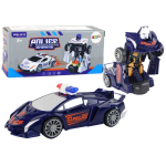 Robotauto politseipark sinine 2in1 &uuml;mberkujundamine