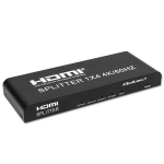 Qoltec aktiivne HDMI-jaotur 4 x 4K x 2K | 6 Gb/s | 60 Hz | K&otilde;rge t&ouml;&ouml;kindlus, Must