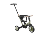 Kolmerattaline jalgratas KikkaBoo Flip 4in1 Army Green, reguleeritav mitmeastmeline