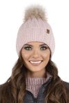 Vivisence daami bobble m&uuml;ts peakate talvine soe paks mustriline 7019, made in eu, roosa, &uuml;ks suurus sobib k&otilde;igile, Vienas dydis tinka visiems