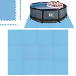 Humbi veekindel vahust puzzle matt, 12 tk, sinine, 240 x 180 cm